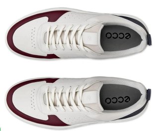 Ecco Street 720 dam golfskor, dark ruby/white/marine