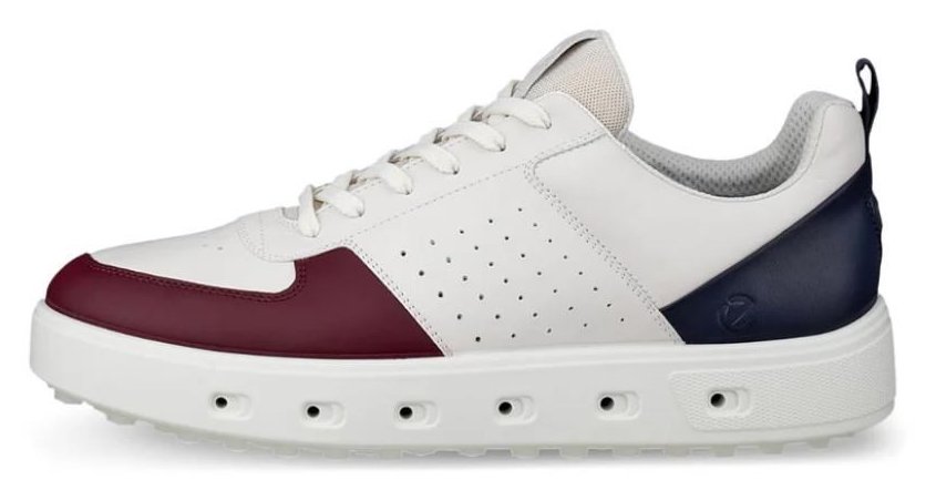 Ecco Street 720 dam golfskor, dark ruby/white/marine