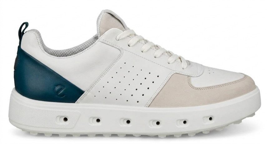 Ecco Street 720 herr golfskor, gravel/white/baygreen