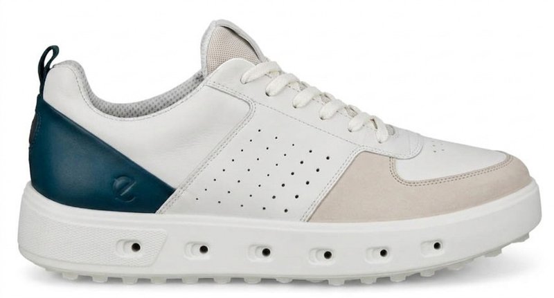 Ecco Street 720 herr golfskor, gravel/white/baygreen