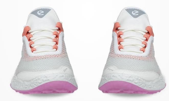 Ecco Biom H5 dam golfskor, white/burnt coral