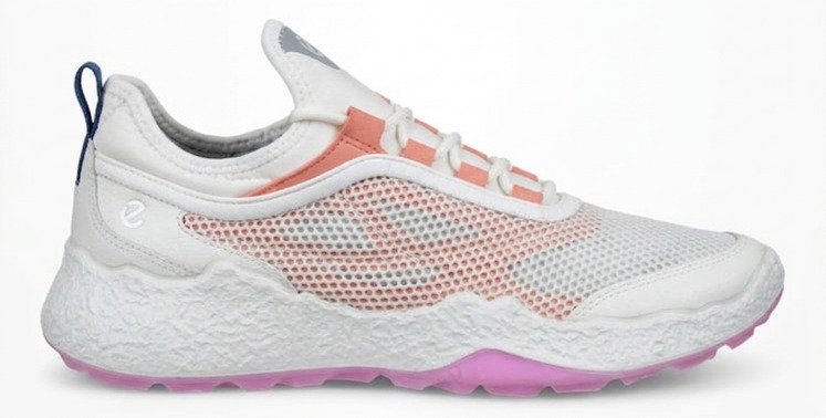 Ecco Biom H5 dam golfskor, white/burnt coral