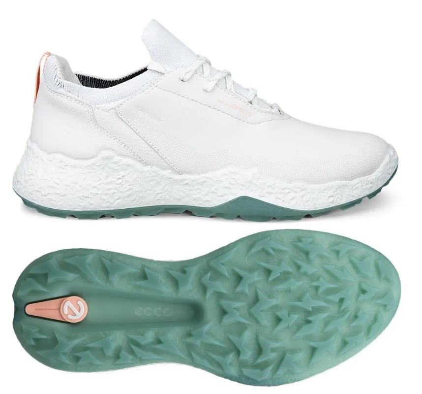 Ecco Biom H5 dam golfskor, white/sedum green