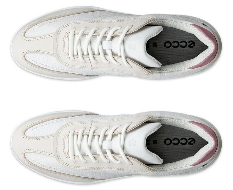 Ecco Street Vibe dam golfskor, limestone/white/blush