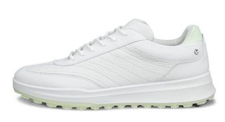 Ecco Street Vibe dam golfskor, shadow white/lime cream