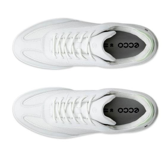 Ecco Street Vibe dam golfskor, shadow white/lime cream