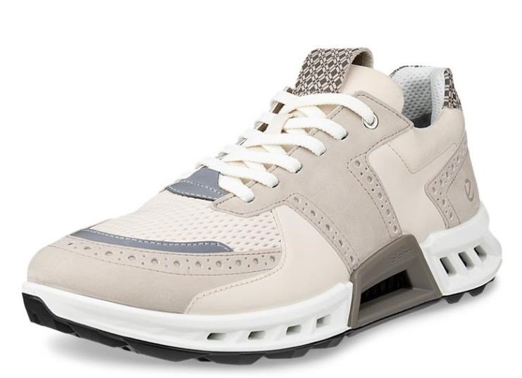 Ecco Biom C4 herr golfskor, pure cashmere/limestone/dark clay