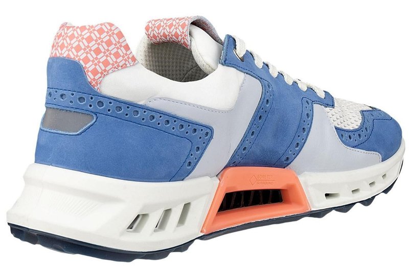 Ecco Biom C4 herr golfskor, federal blue/white/burnt coral