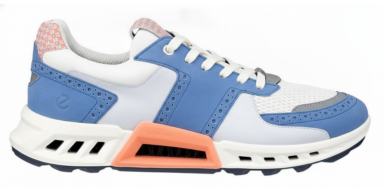 Ecco Biom C4 herr golfskor, federal blue/white/burnt coral