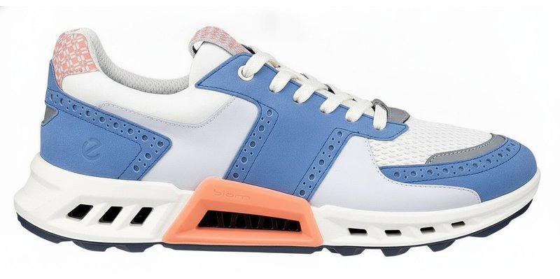 Ecco Biom C4 herr golfskor, federal blue/white/burnt coral