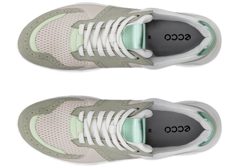 Ecco Biom C4 dam golfskor, tea/limestone/matcha metallic