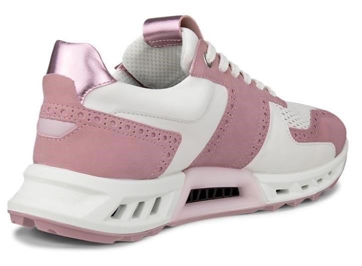 Ecco Biom C4 dam golfskor, blush/vit/old rose metallic