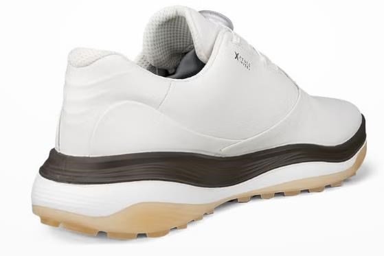Ecco LT1 BOA herr golfskor, white/tarmac