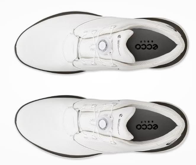 Ecco LT1 BOA herr golfskor, white/tarmac