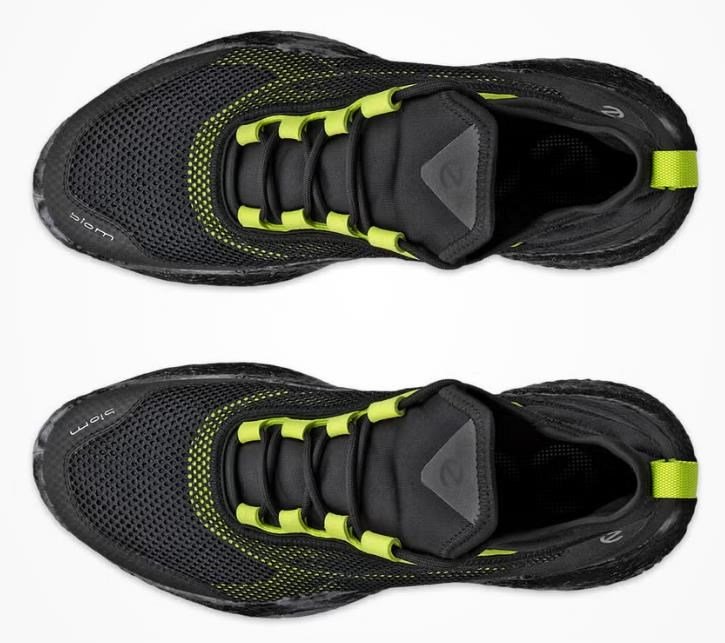 Ecco Biom H5 herr golfskor, black/lime punch