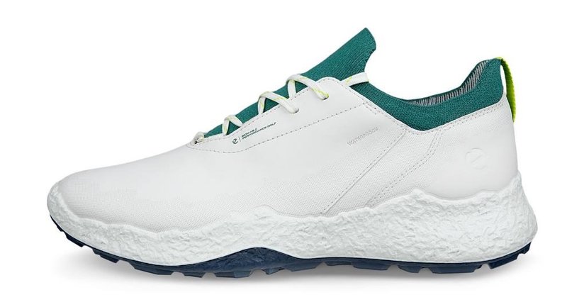Ecco Biom H5 herr golfskor, white/baygreen