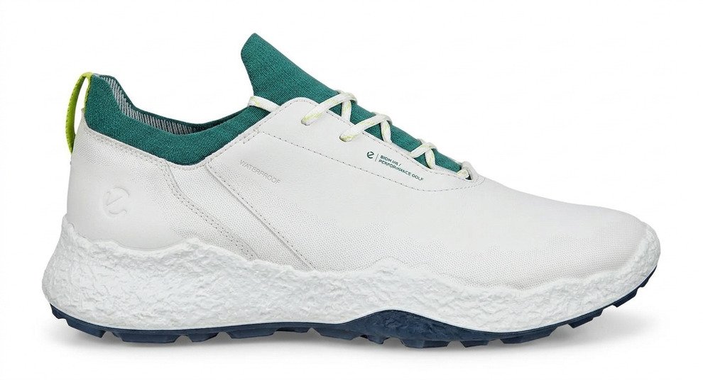 Ecco Biom H5 herr golfskor, white/baygreen
