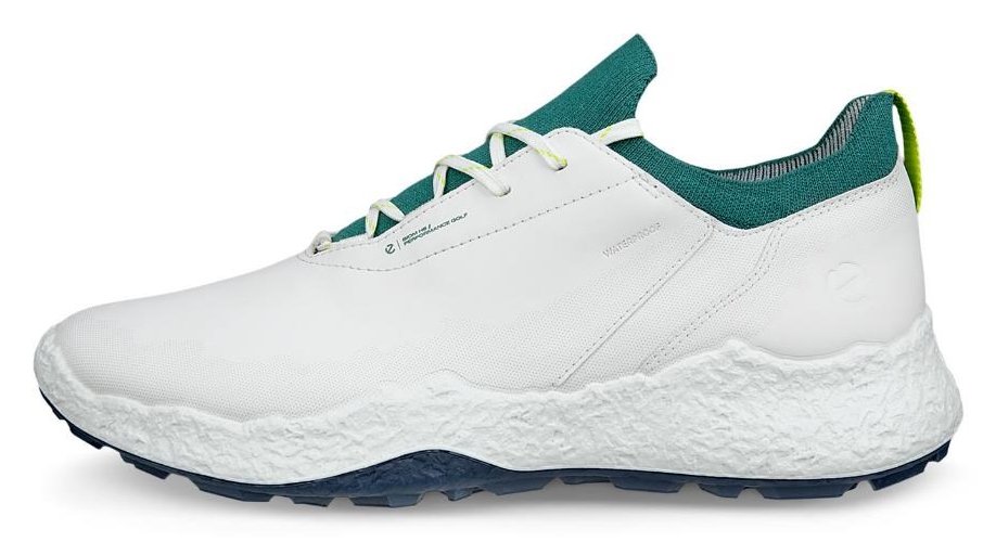 Ecco Biom H5 herr golfskor, white/baygreen