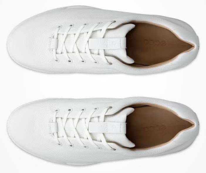 Ecco Golf Street Retro herr golfskor, vit