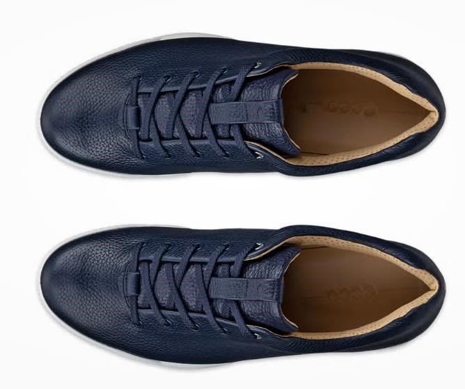 Ecco Golf Street Retro herr golfskor, marine