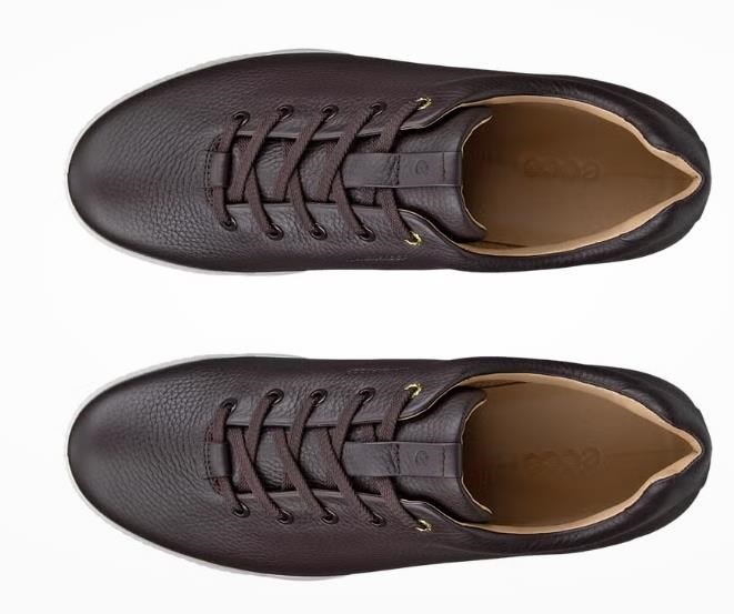 Ecco Golf Street Retro herr golfskor, brun