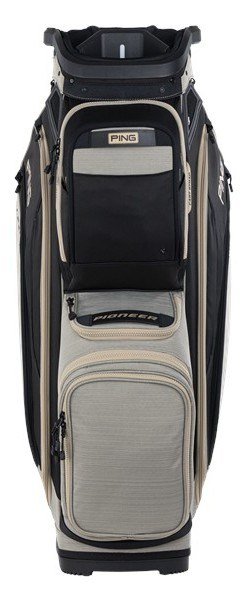 PING Pioneer 244 cart bag, heather sand/black