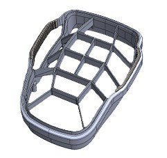 PING Pioneer 244 cart bag, heather sand/black