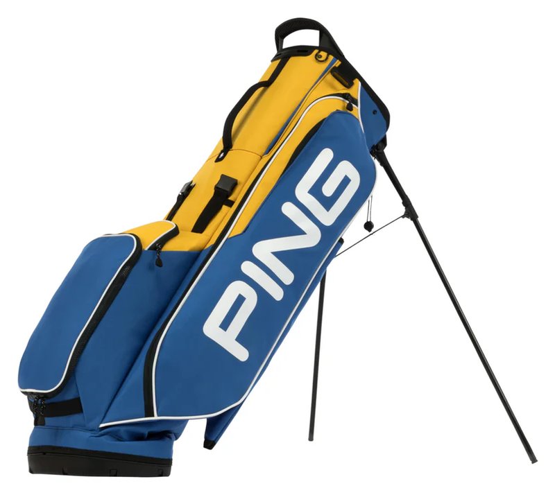 PING Hoofer Lite 231 Club Together stand bag, blå/gul