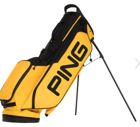 PING Hoofer Lite 231 Club Together stand bag, gul/svart
