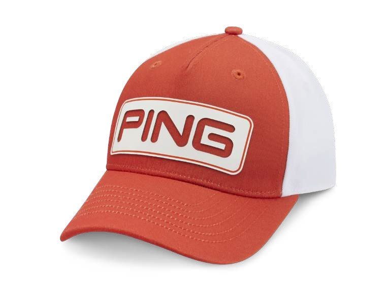 PING Tour Classic herr golfkeps, tango/white