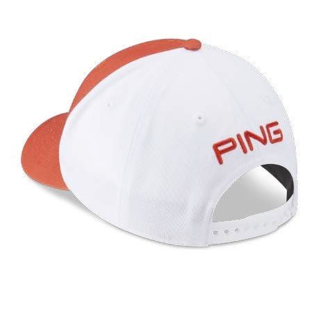 PING Tour Classic herr golfkeps, tango/white