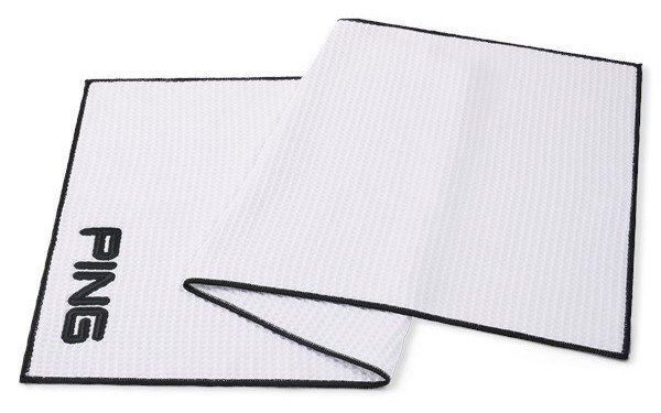 PING Tour golfhandduk, vit