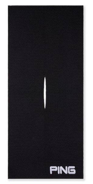 PING Tour golfhandduk, svart