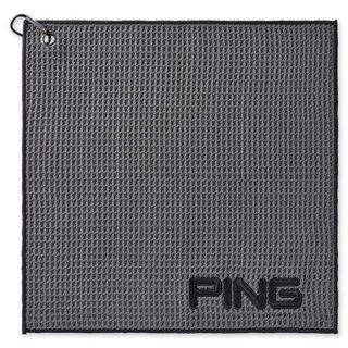 PING Ping Clip golfhandduk, grå