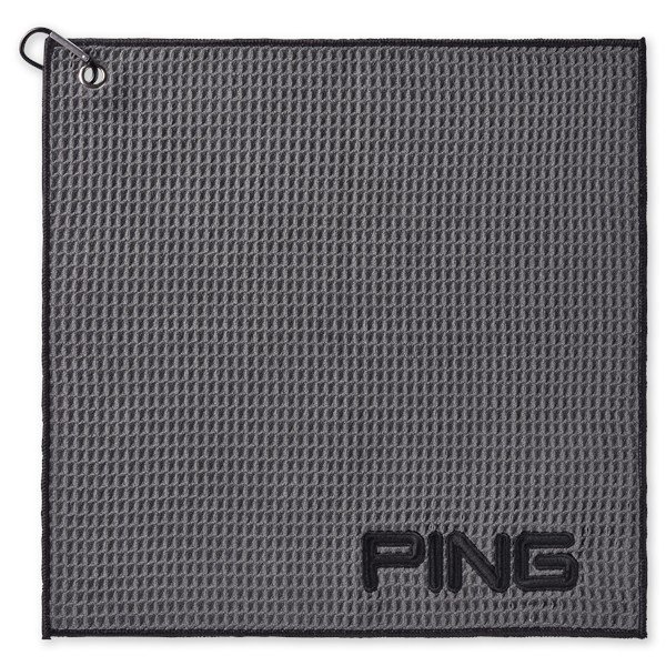 PING Ping Clip golfhandduk, grå