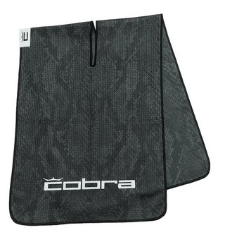 Cobra Snakeskin golfhandduk, svart snakeskin