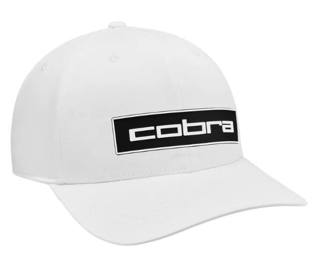 Cobra Tour Tech herr keps, vit/svart