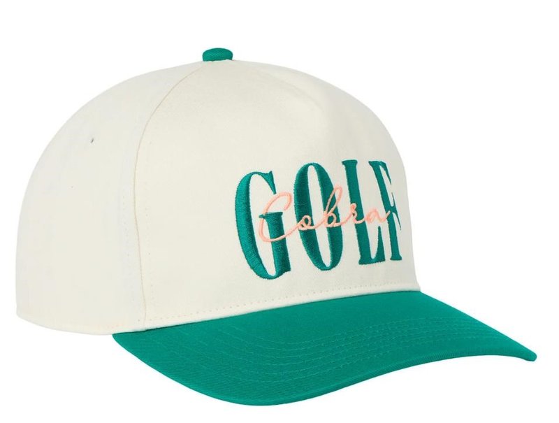 Cobra Pines unisex keps, alpine snow/wild green