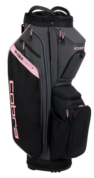 Cobra Ultralight 2 cart bag, black/rose gold