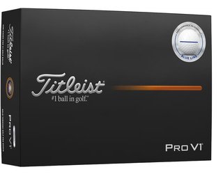 Titleist Pro V1 golfbollar 2025 (12 bollar), Performance Alignment Blue