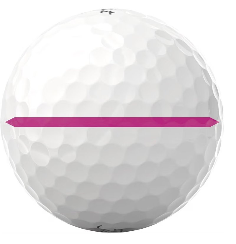Titleist Pro V1 golfbollar 2025 (12 bollar), Performance Alignment Pink