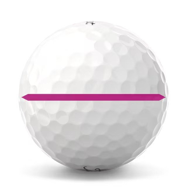 Titleist Pro V1x 2025 golfbollar, Performance Alignment Pink
