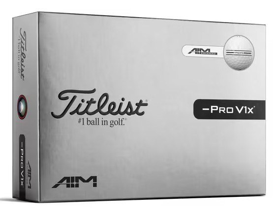 Titleist Pro V1x Left Dash AIM Enhanced golfbollar