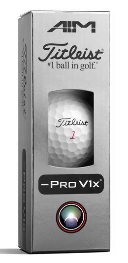 Titleist Pro V1x Left Dash AIM Enhanced golfbollar