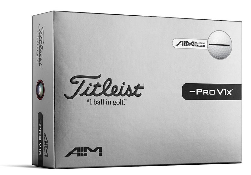 Titleist Pro V1x Left Dash Performance Alignment BLACK golfbollar