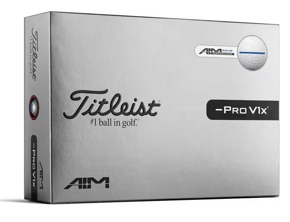 Titleist Pro V1x Left Dash Performance Alignment BLUE golfbollar