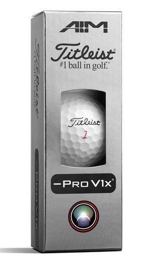 Titleist Pro V1x Left Dash Performance Alignment golfbollar, rosa