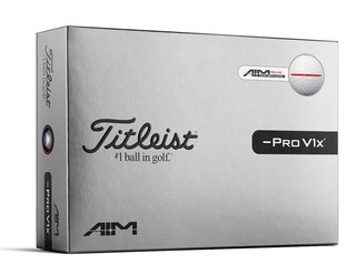 Titleist Pro V1x Left Dash Performance Alignment RED golfbollar