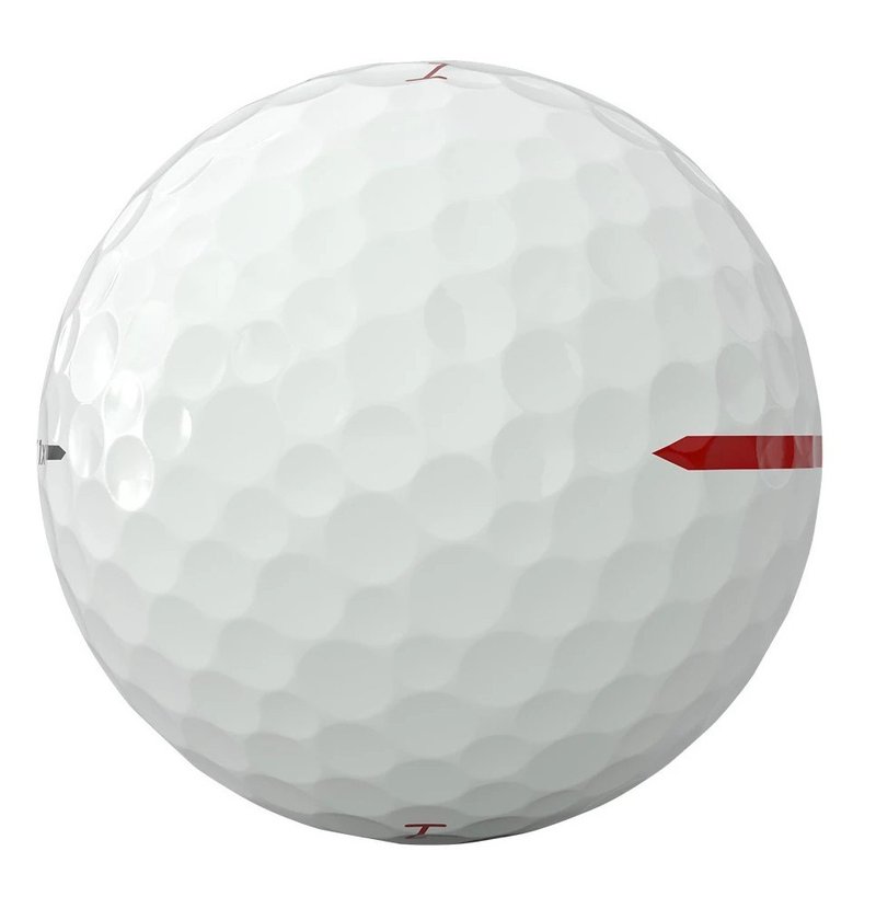 Titleist Pro V1x Left Dash Performance Alignment RED golfbollar