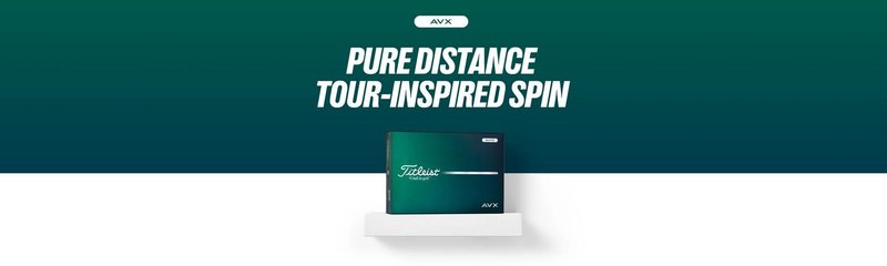 Titleist AVX golfbollar 2026 (12 bollar)
